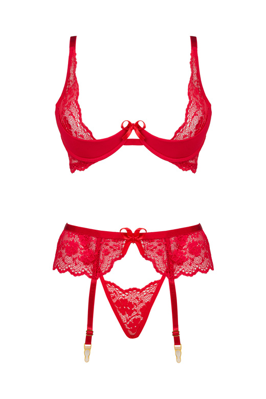 Rose set red