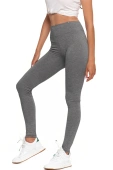 Klasyczne legginsy wysoki stan RDL1000-018, szare