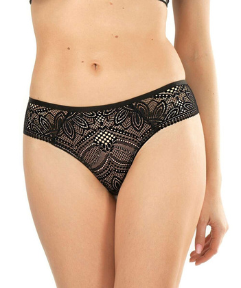 Stringi Mefemi Desire S-XL czarny-beżowy