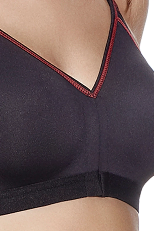 Sportowy biustonosz NORA, negro-czarny