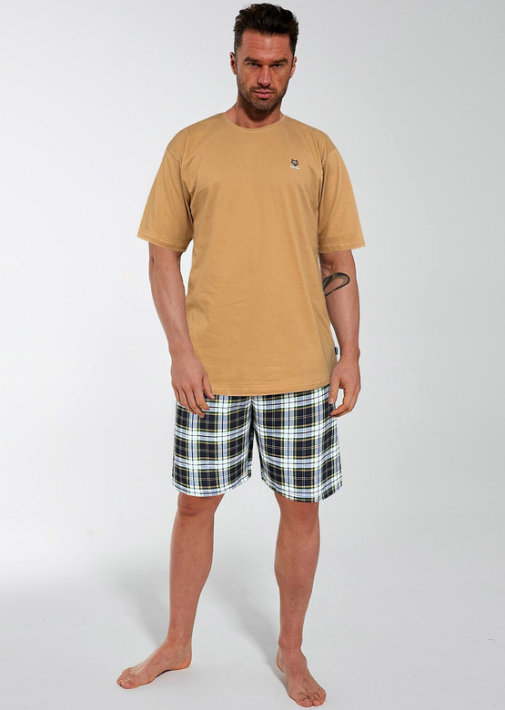 Piżama Cornette 326/183 Nature 3 kr/r 3XL-5XL męska miodowy