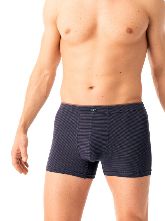 Bokserki Key MXH 358 B25 M-2XL granatowy