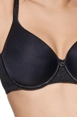 Biustonosz usztywniany gładki FABIOLA, negro-czerń