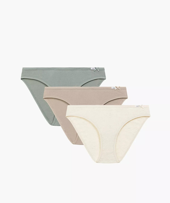 Figi Atlantic 3CLP-001 Bikini A'3 S-XL beżowy-zielony