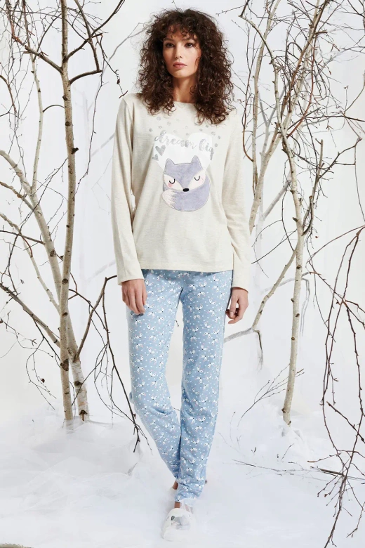 Wygodne kapcie antypoślizgowe FIXY, ecru