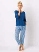 Piżama Key LNS 721 B25 Wiskoza 3/4 S-XL niebieski