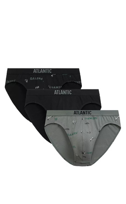Slipy Atlantic 3MP-206/25 A'3 S-2XL czarny-czarny-khaki