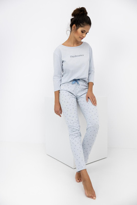 Piżama Sensis Daydreamer 3/4 S-XL gołębi