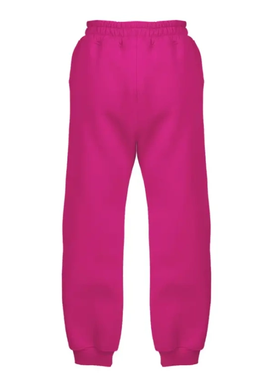 Luźne ocieplane spodnie dresowe REHEMA, fuksja