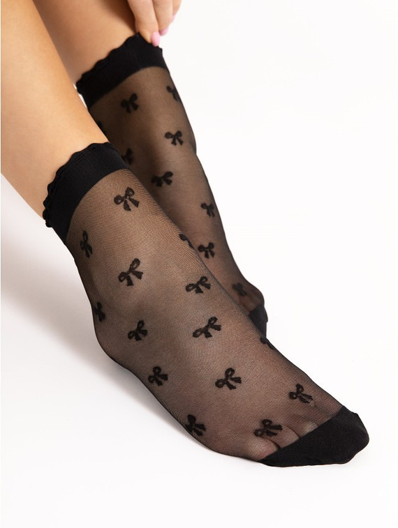 Skarpetki Fiore G 1145  Hey Baby 15 den black