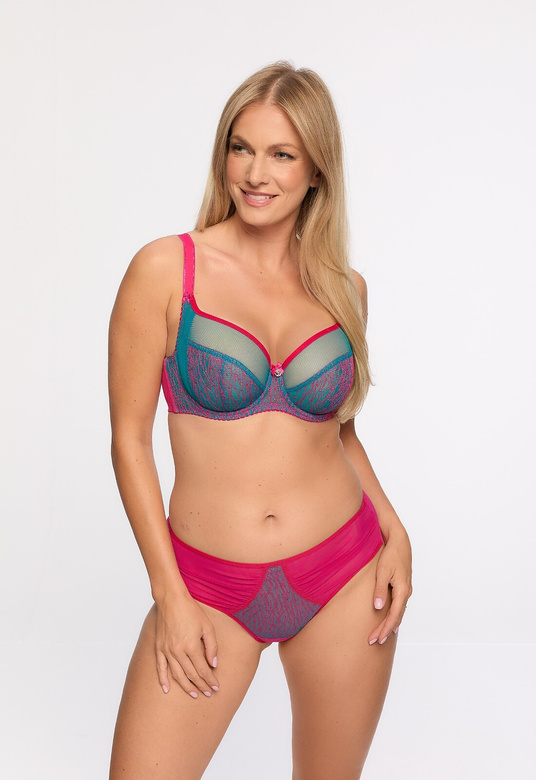 Biustonosz soft Gaia BS 1294 Cintia fuksja-turkusowy