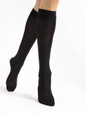 Podkolanówki Fiore Ula 60 den black/czarny