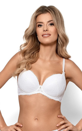 Biustonosz push-up Mefemi Bianca biały