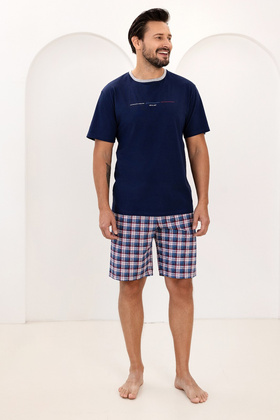 Piżama Regina 502 kr/r 2XL męska granatowy