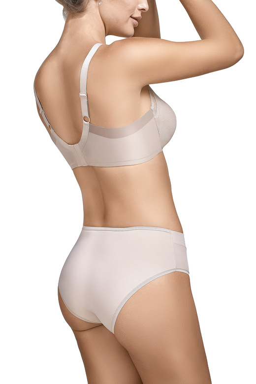 Miękki biustonosz na fiszbinach ROXANA, tierra-beż