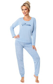 Piżama Donna Star Long dł/r S-2XL blue