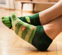 Stopki More 009 Asymetryczne męskie Wzór 39-46 zielony jasny