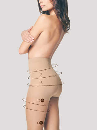 Rajstopy Fiore M 5100 Comfort 20 den 2-4 Body Care natural/odc.beżowego