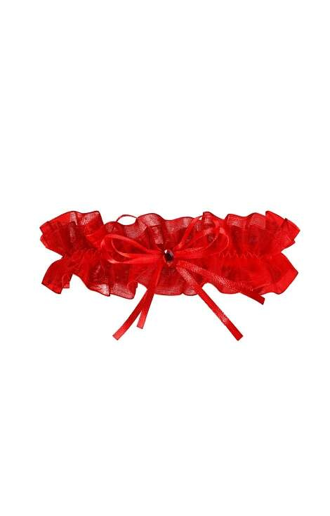 Podwiązka Julimex PW-99 Salamanka Silikon czerwony