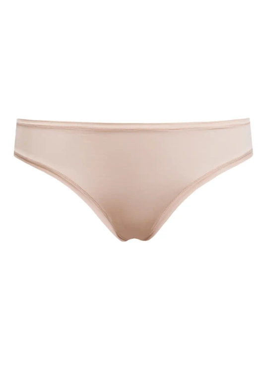 Gładkie figi z mikrofibry Fantastic 1555, cipra/beż