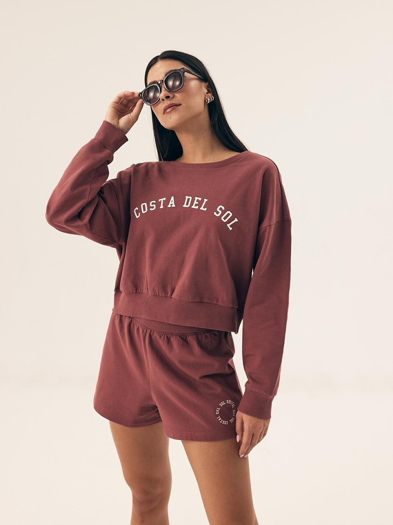 Piżama Henderson Ladies 42772 Nimes dł/r S-XL maroon
