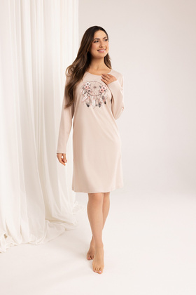 Koszula Regina 162 dł/r S-XL Z25/26 damska beżowy