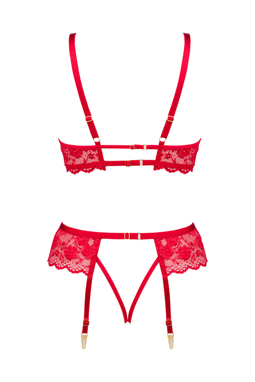 Rose set red