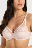 Biustonosz miękki koronkowy Delia, Cipria/beż