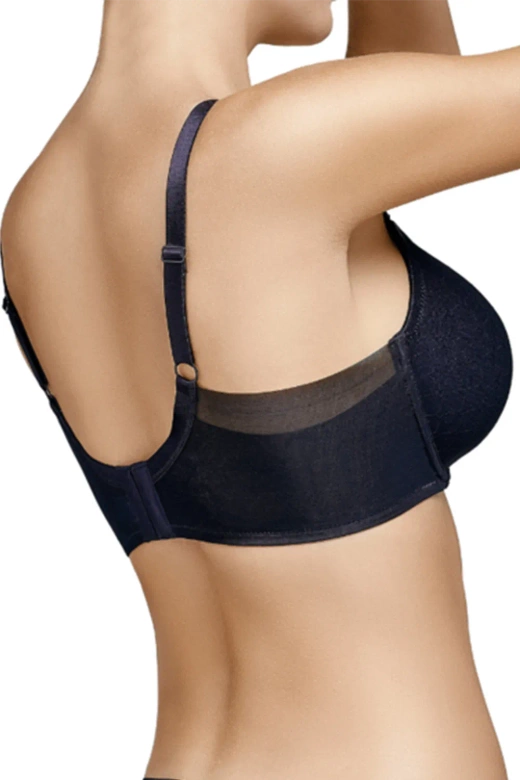 Biustonosz usztywniany na fiszbinach KATIA, negro-czarny