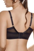 Usztywniany biustonosz bez fiszbin Nadia, negro-czarny
