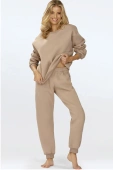 Luźny komplet damski/dres ocieplany REHEMA, cappucino