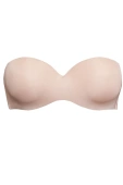 Biustonosz Bardotka Gładki Samonośny Fantastic 1580, cipria/beż
