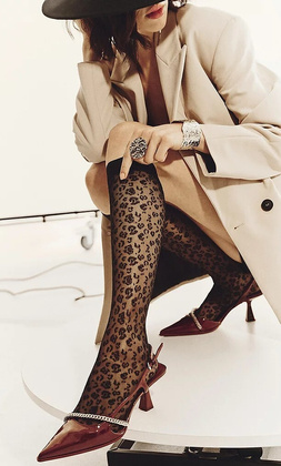 Podkolanówki Gabriella 575 Esma 20 den nero