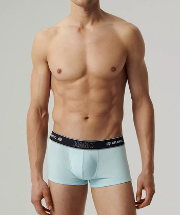 Bokserki Atlantic MH-1200 S-2XL niebieski jasny