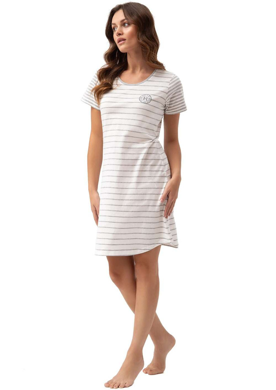 Koszula Luna 196 kr/r 3XL damska szary paski