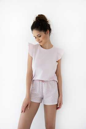 Piżama Sensis Marcja kr/r S-XL wrzosowy jasny