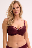 Biustonosz semi soft Gaia BS 931 Veronika bordowy