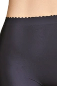 Modelujące bezszwowe figi z długimi nogawkami Faja Pantalón 504, negro-czarny