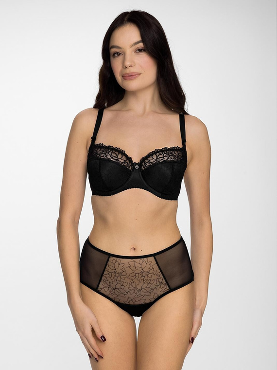 Biustonosz semi soft Gaia BS 899/B3 Goldie czarny