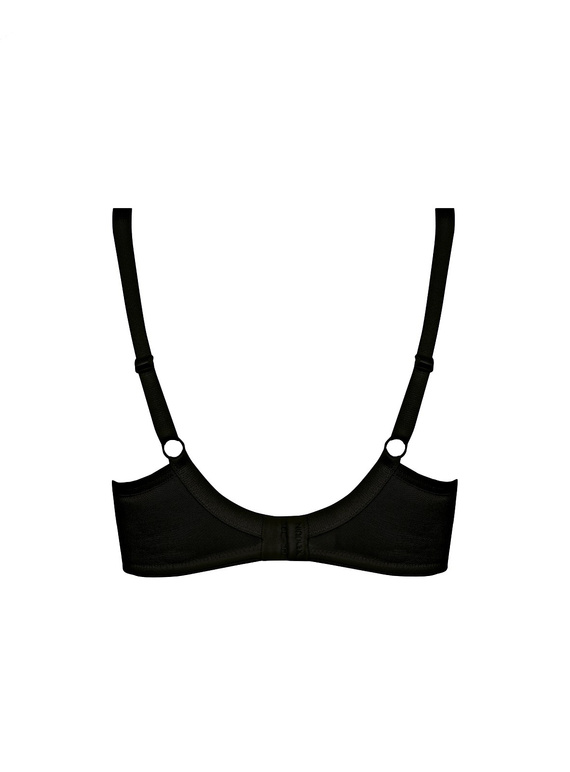 Biustonosz usztywniany Mefemi Anita Big Czarny czarny