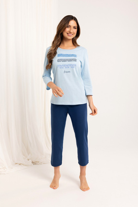 Piżama Regina 709 kr/r 2XL-3XL Z25/26 damska żółty