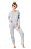 Piżama Donna Bunny Long dł/r S-2XL szary