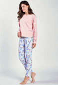 Piżama Taro Sylvie 3239 Interlock dł/r S-XL Z25 pudrowy