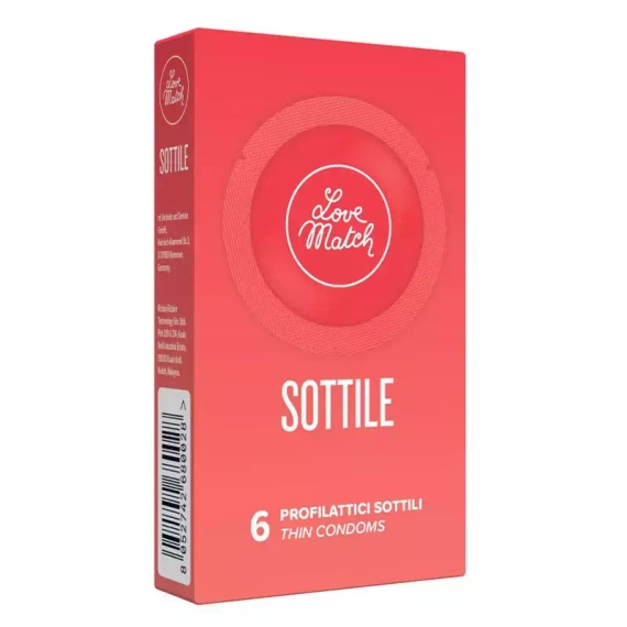 Prezerwatywy Sottile ekstra cienkie delikatne 6szt