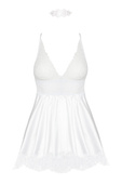 Eve chemise with mask white