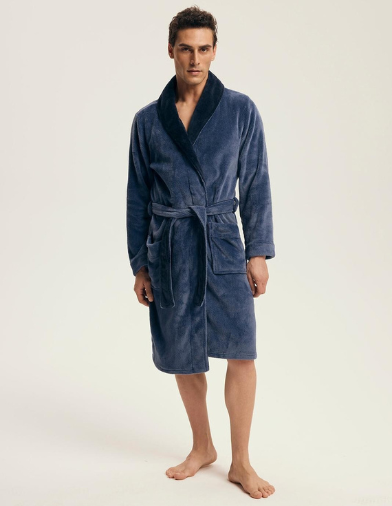 Szlafrok Henderson 43375 Nantes M-3XL navy