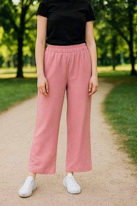 Spodnie piżamowe De Lafense 875 Maeve S-2XL brudny róż