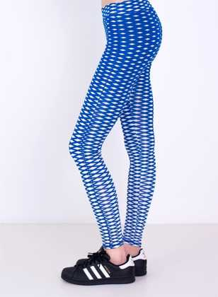 Legginsy Art Of Polo 17165 True Geometry blue