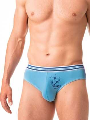 Slipy Key MPP 779 A24 Bamboo A'2 M-2XL granatowy-niebieski