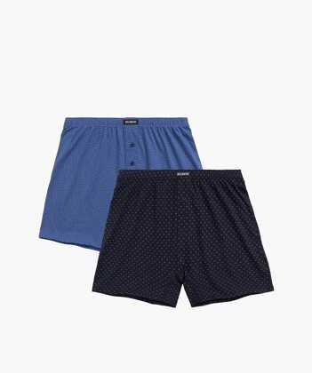 Bokserki Atlantic 2MBX-059 A'2 S-3XL czarny-szmaragdowy